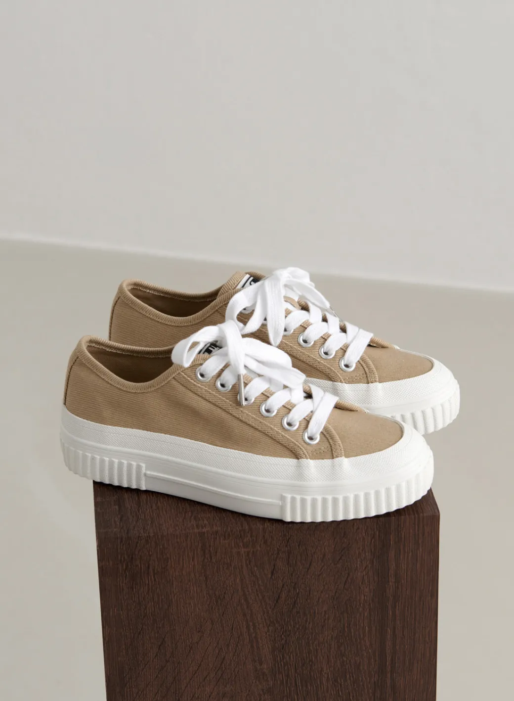 Cotton Canvas Sneakers>AIM’N Outlet