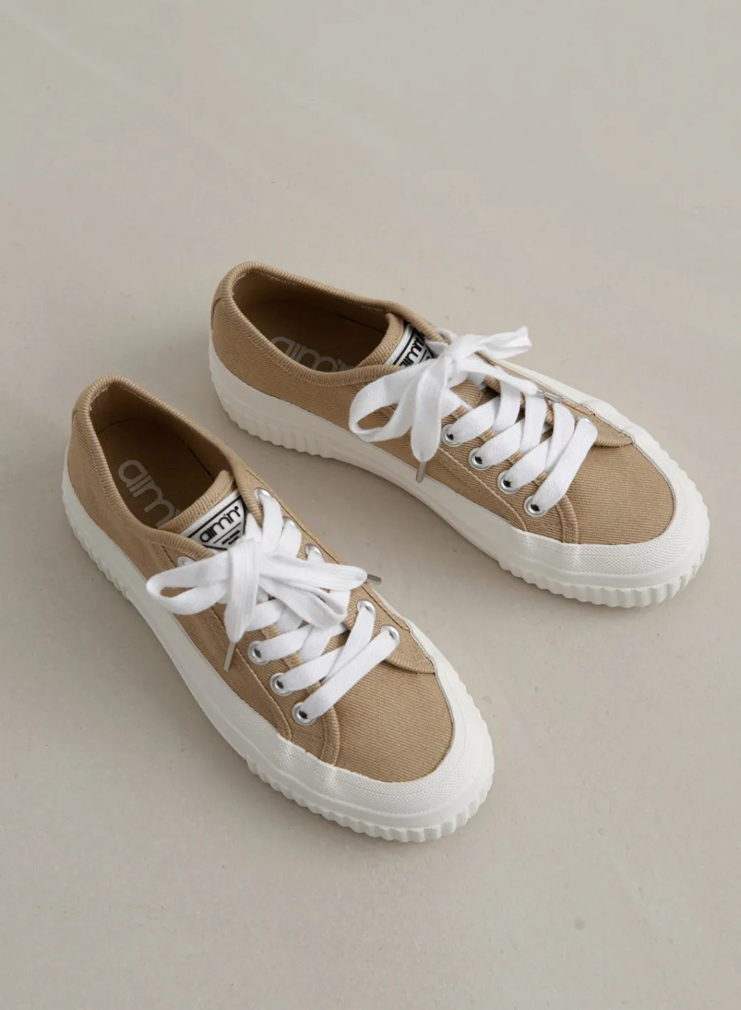 Cotton Canvas Sneakers>AIM’N Outlet