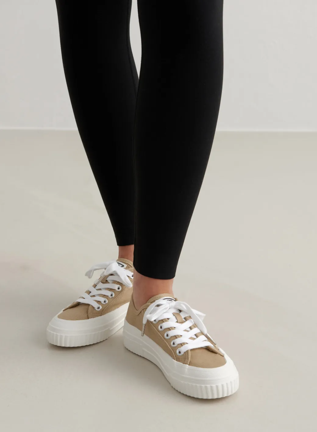 Cotton Canvas Sneakers>AIM’N Outlet