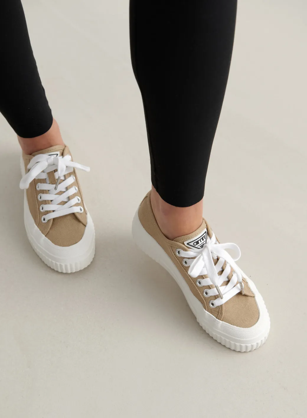 Cotton Canvas Sneakers>AIM’N Outlet