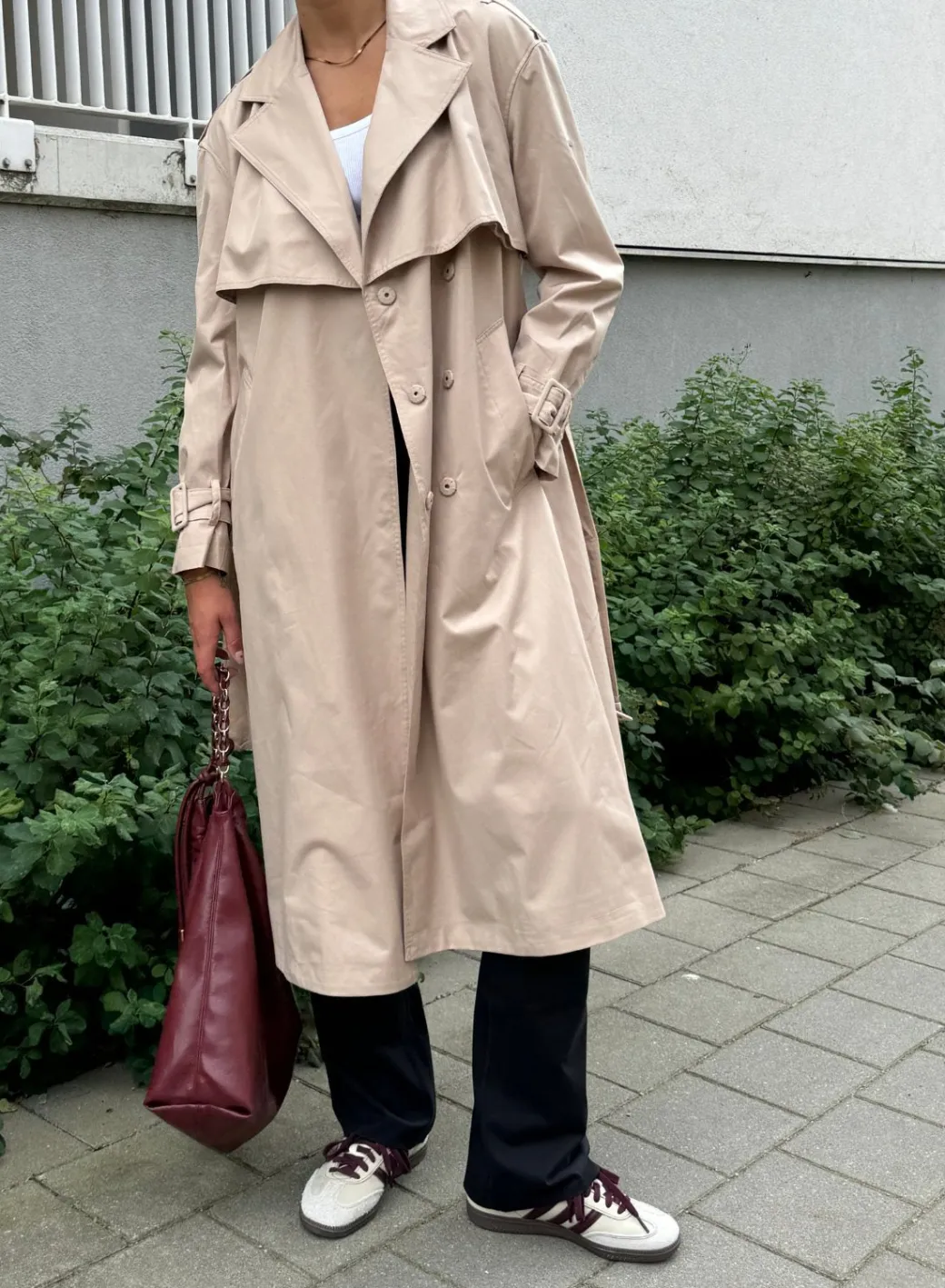 Recycled Tech Trench Coat>AIM’N Hot
