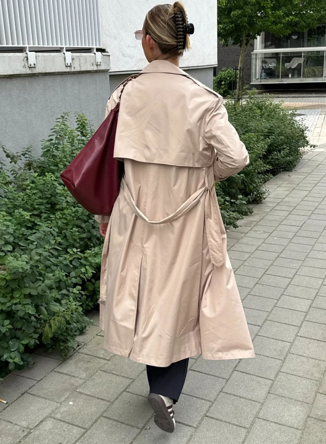 Recycled Tech Trench Coat>AIM’N Hot