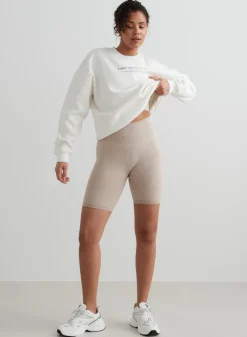 Ribbed Seamless Biker Shorts><noscript><img width=
