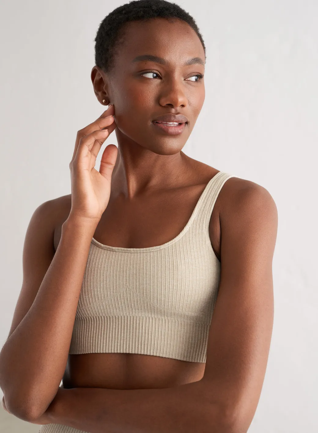 Ribbed Seamless Bra>AIM’N Outlet