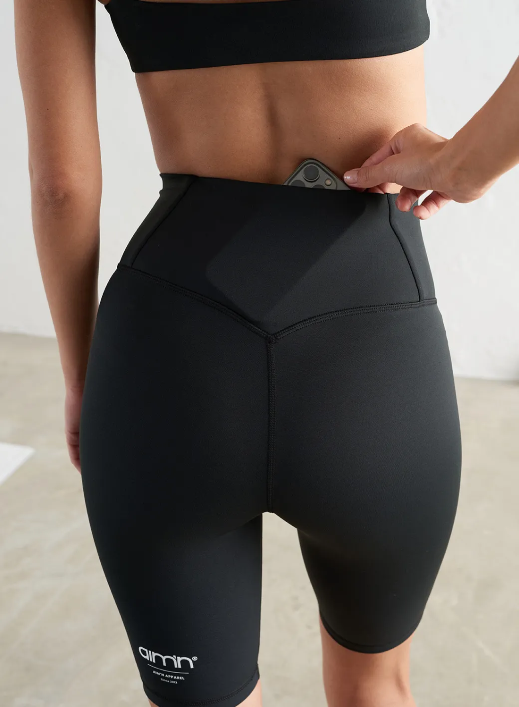 Black Edge Core Biker Shorts>AIM’N New