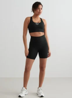 Black Edge Core Midi Shorts><noscript><img width=