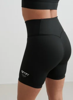 Black Edge Core Midi Shorts><noscript><img width=