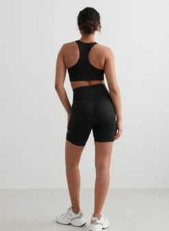 Black Edge Core Midi Shorts><noscript><img width=