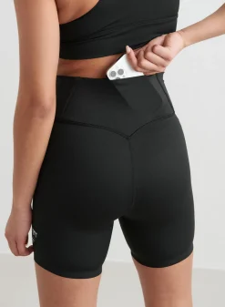 Black Edge Core Midi Shorts><noscript><img width=