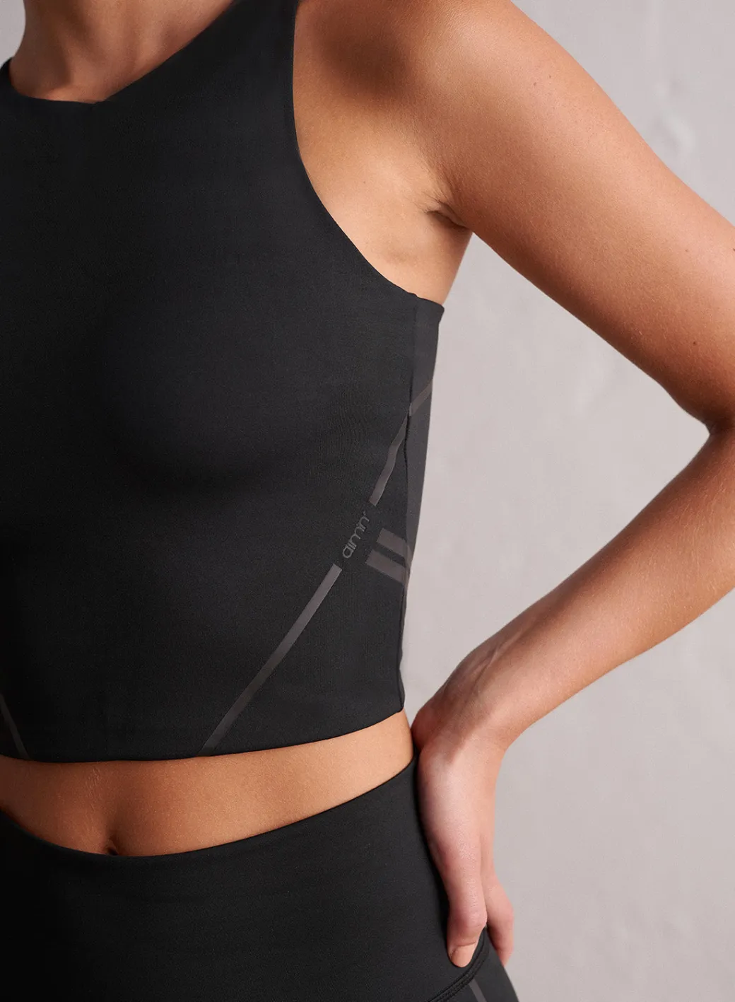 Black Elevate Core Bralette>AIM’N
