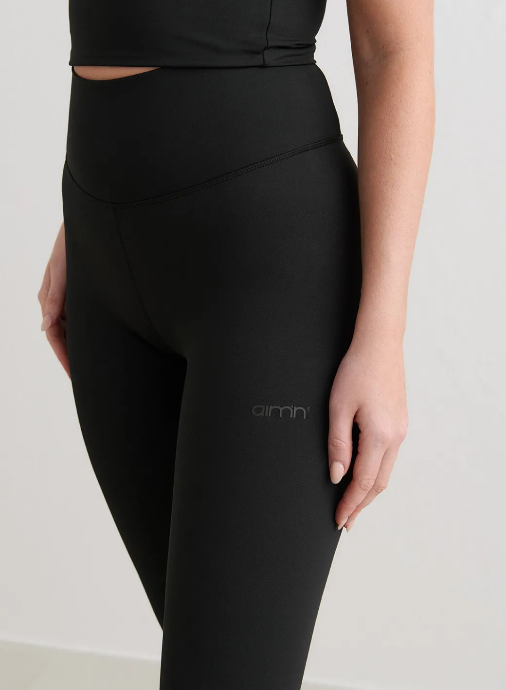 Black Monochrome Core Flare Tights>AIM’N Sale