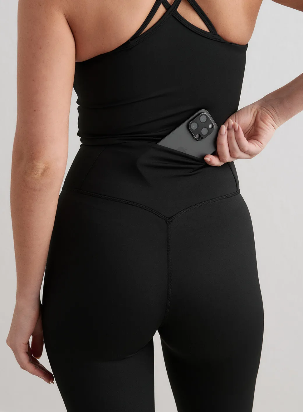 Black Monochrome Core Flare Tights>AIM’N Sale