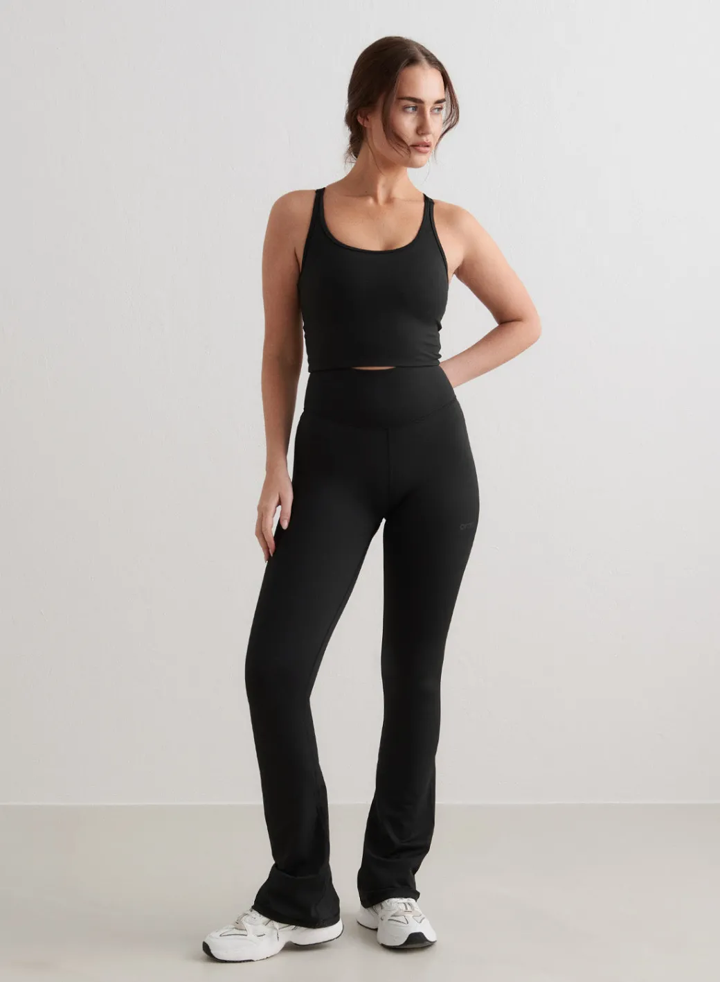 Black Monochrome Core Flare Tights>AIM’N Sale