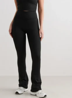 Black Monochrome Core Flare Tights><noscript><img width=