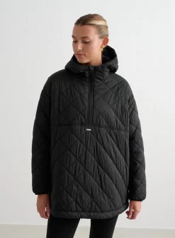 Oversized Quilted Anorak><noscript><img width=