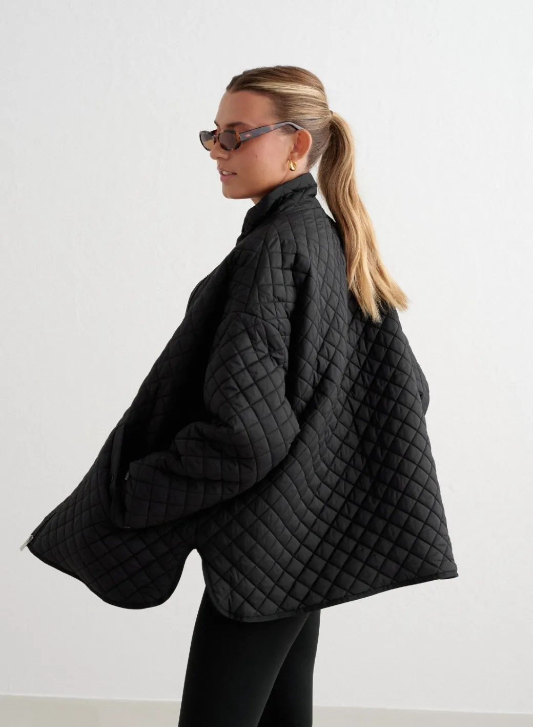Oversized Quilted Jacket>AIM’N Online