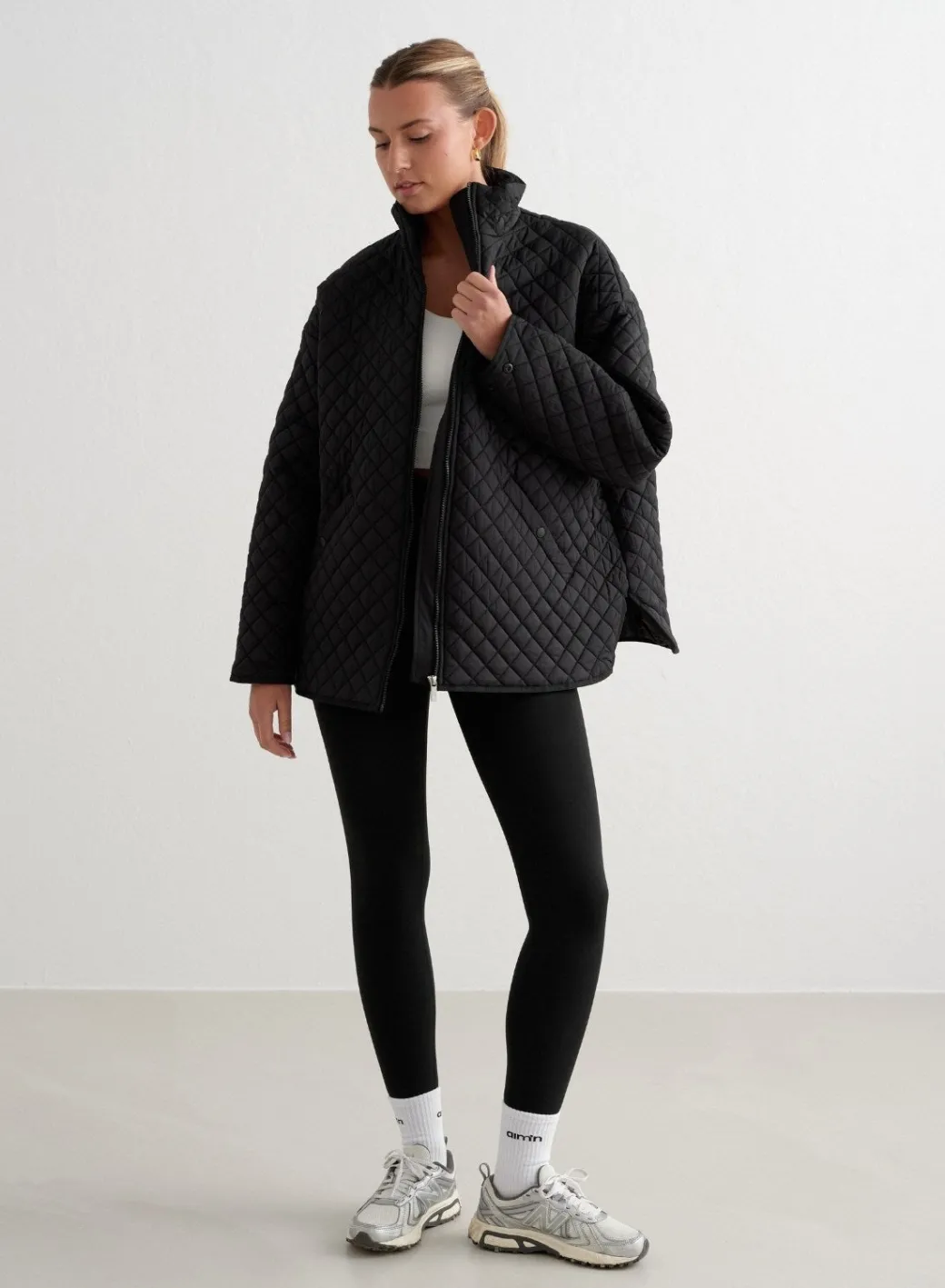 Oversized Quilted Jacket>AIM’N Online