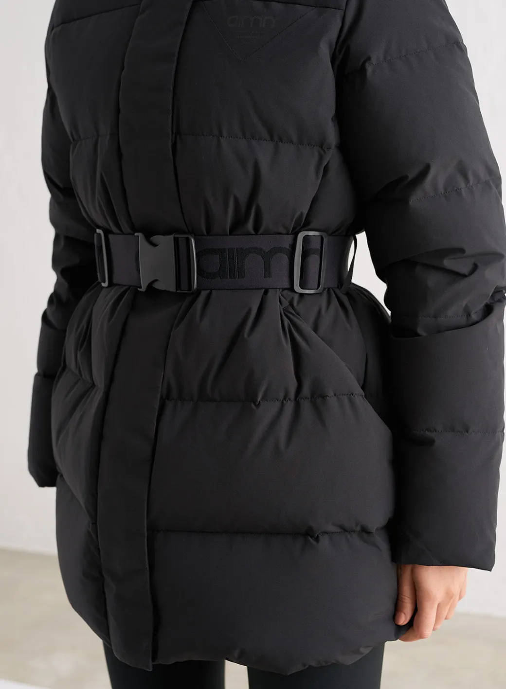 Black Padded Parka>AIM’N Outlet