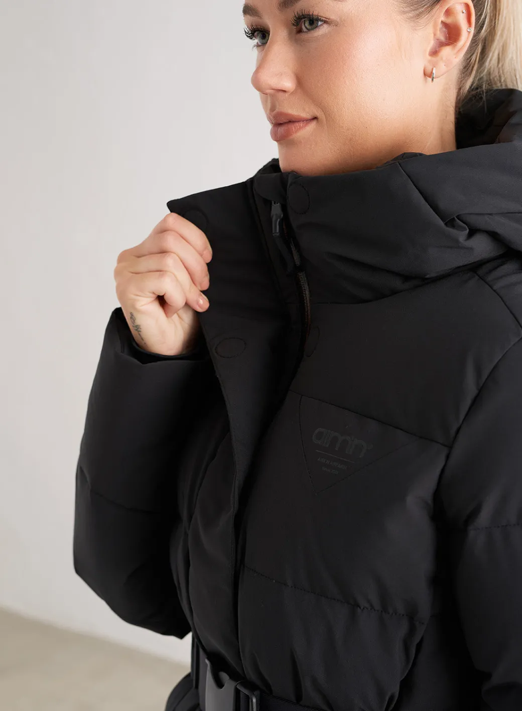 Black Padded Parka>AIM’N Outlet