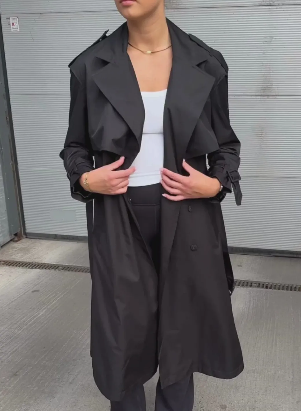 Recycled Tech Trench Coat>AIM’N Best