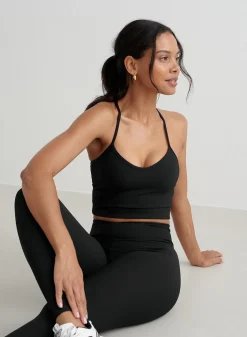 Ribbed Performance Bralette>AIM’N Clearance