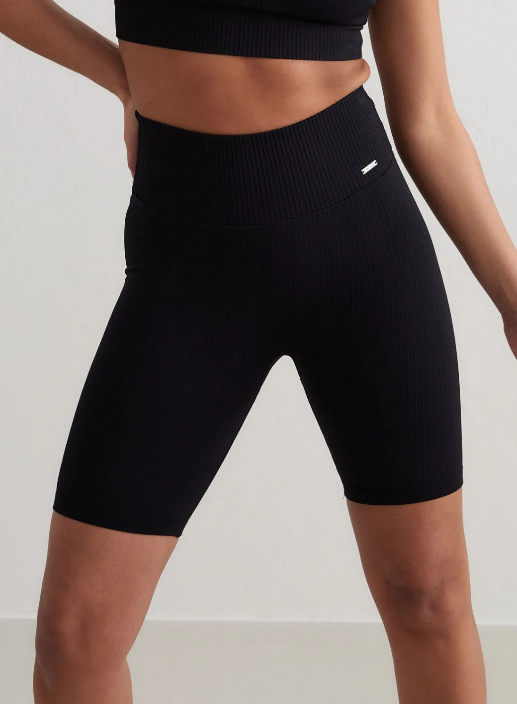 Ribbed Seamless Biker Shorts>AIM’N Online