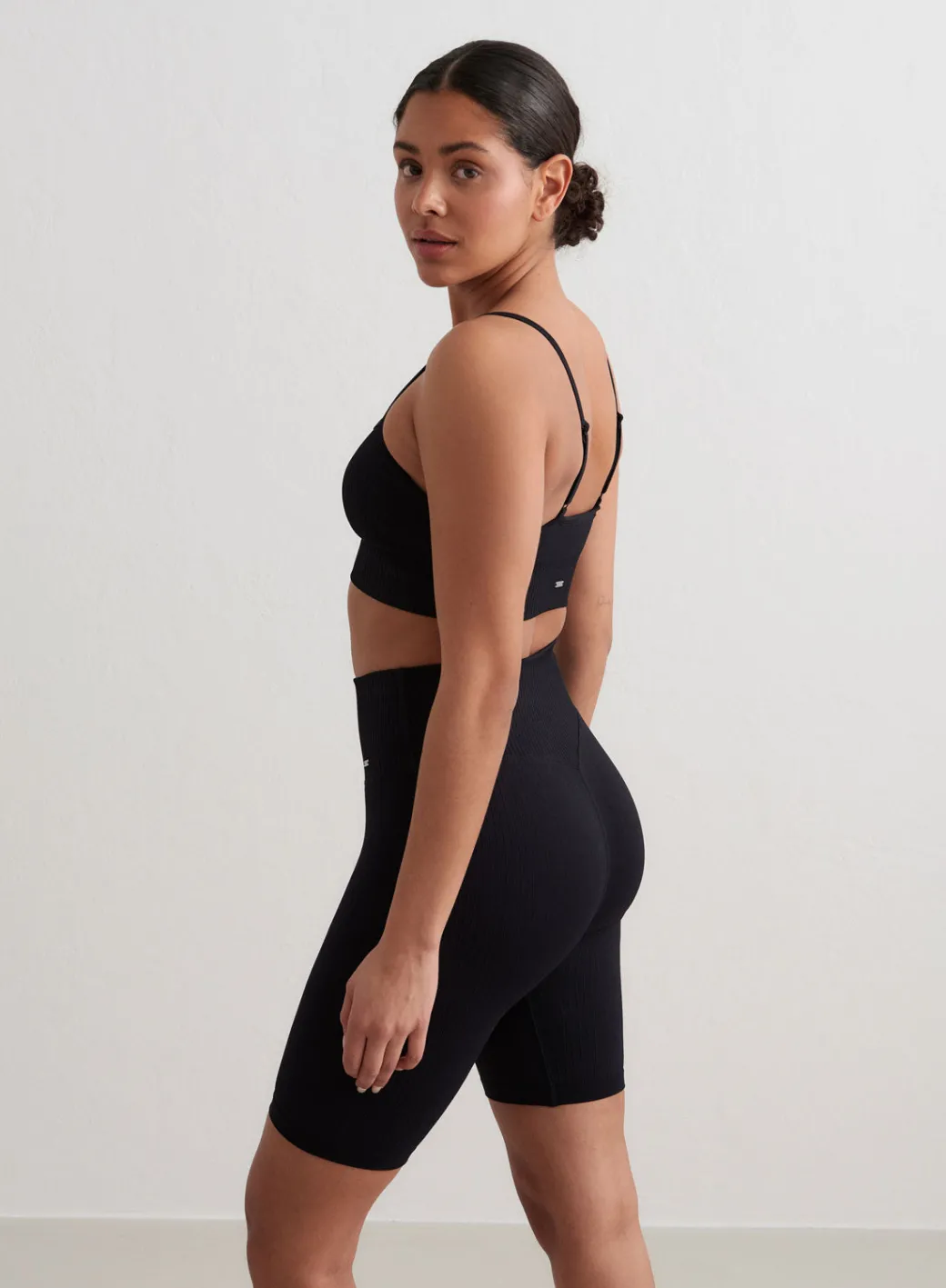 Ribbed Seamless Biker Shorts>AIM’N Online
