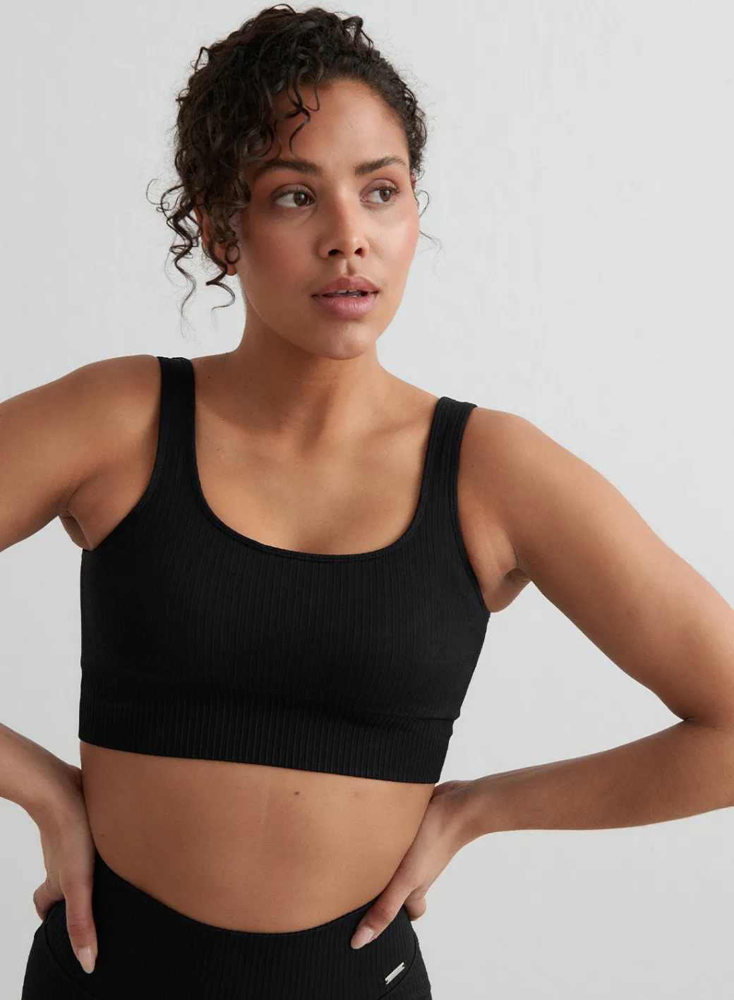 Ribbed Seamless Bra>AIM’N