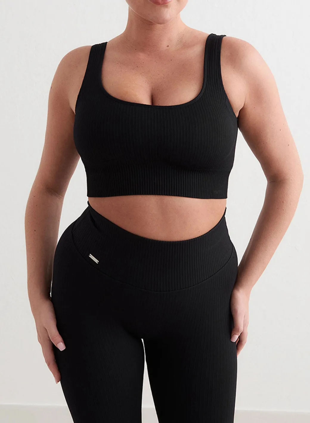 Ribbed Seamless Bra>AIM’N