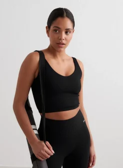 Ribbed Seamless Bralette>AIM’N Best