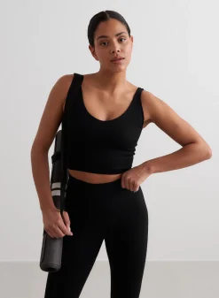 Ribbed Seamless Bralette><noscript><img width=