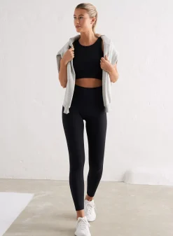 Ribbed Seamless Crop Top><noscript><img width=