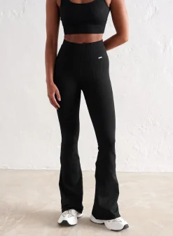 Ribbed Seamless Flare Petite Tights>AIM’N Outlet