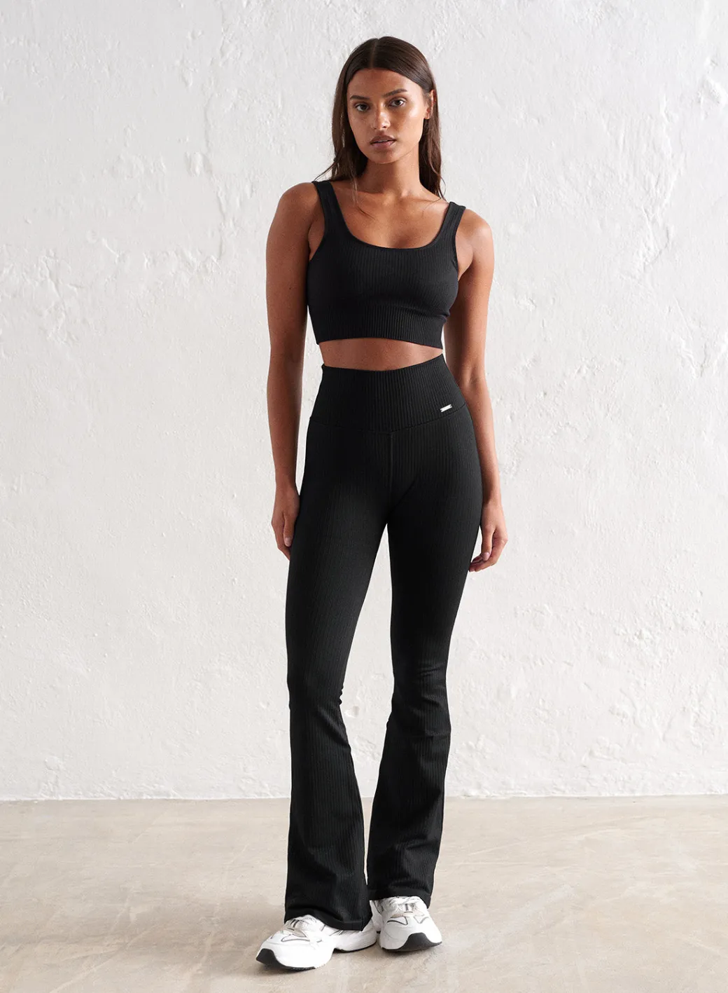 Ribbed Seamless Flare Petite Tights>AIM’N Outlet