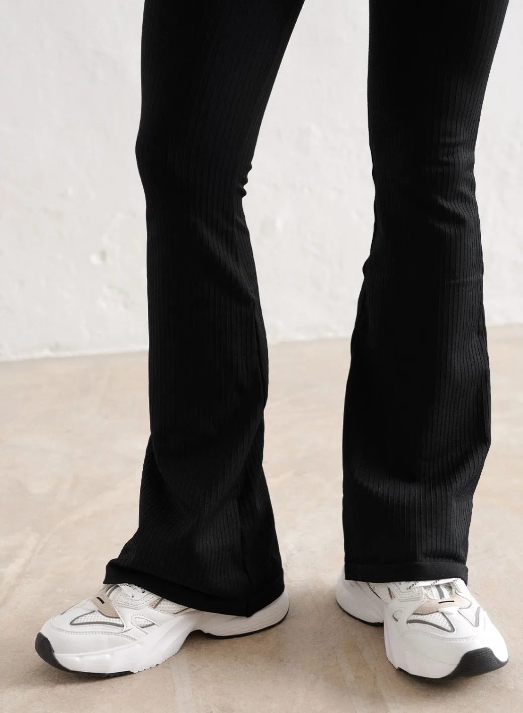 Ribbed Seamless Flare Petite Tights>AIM’N Outlet