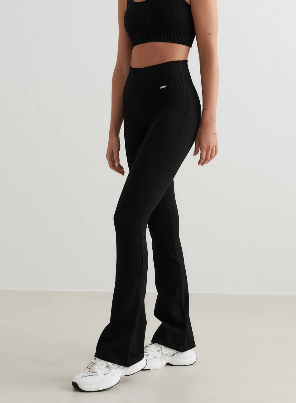 Ribbed Seamless Flare Tights>AIM’N Sale