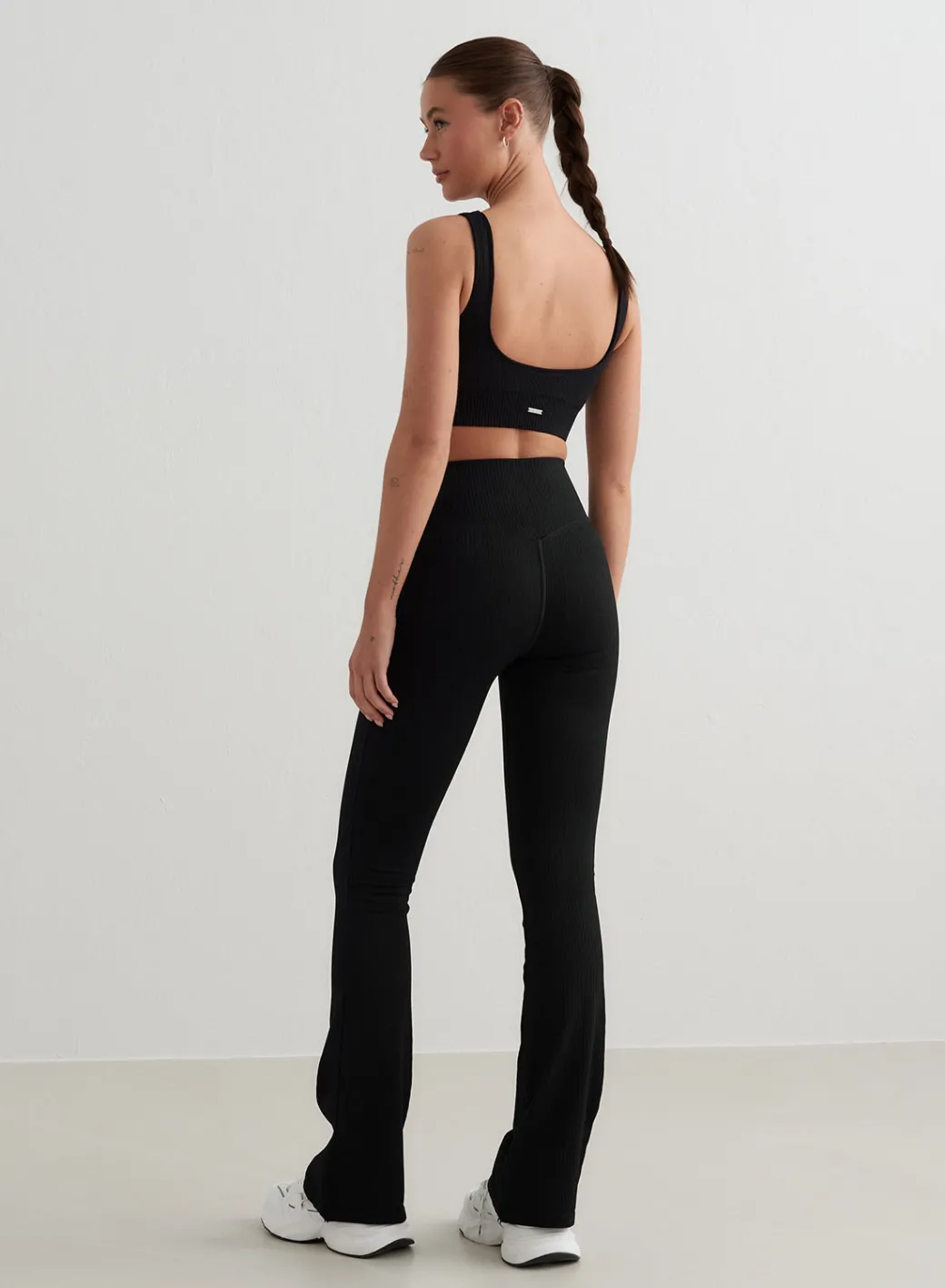 Ribbed Seamless Flare Tights>AIM’N Sale