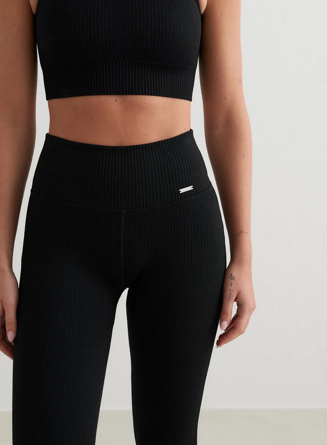 Ribbed Seamless Flare Tights>AIM’N Sale