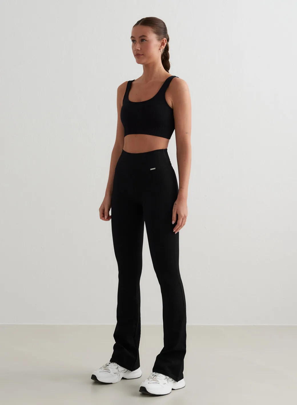 Ribbed Seamless Flare Tights>AIM’N Sale