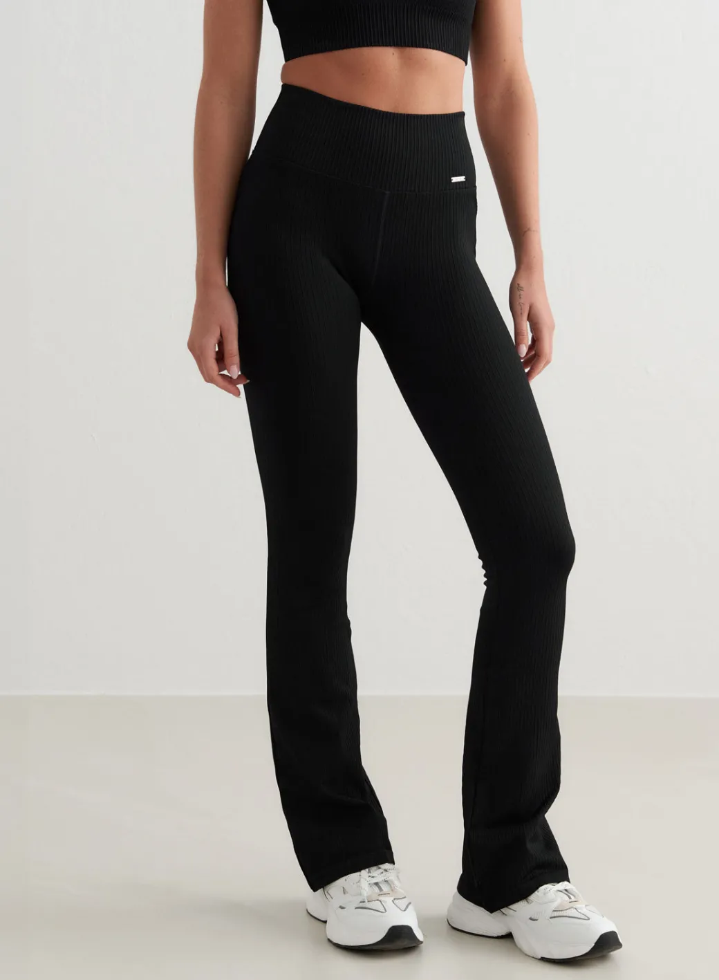 Ribbed Seamless Flare Tights>AIM’N Sale