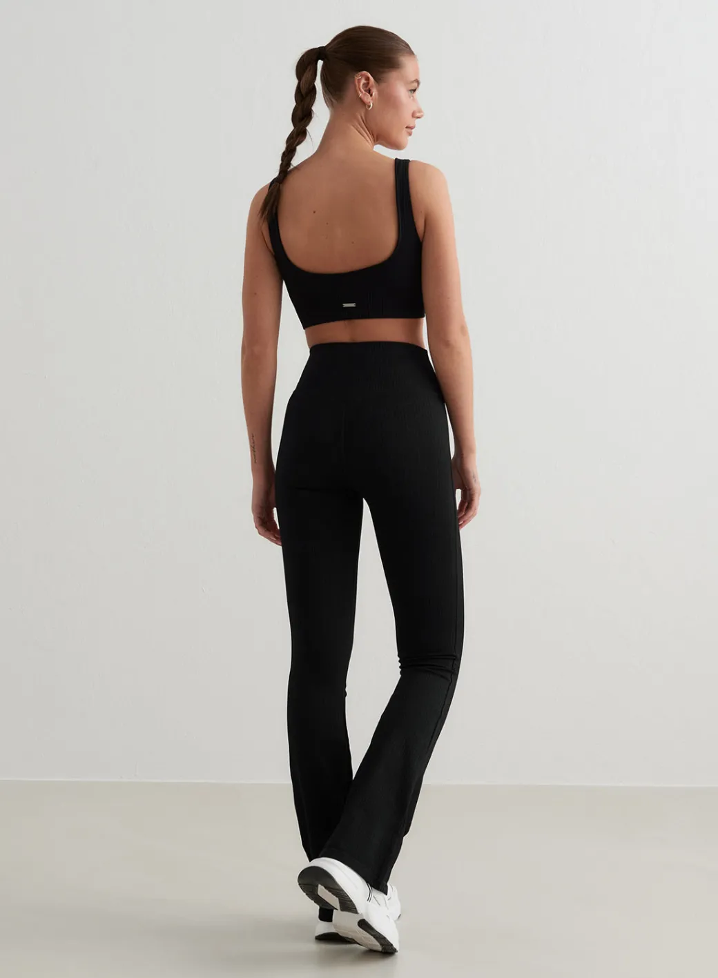 Ribbed Seamless Flare Tights>AIM’N Sale