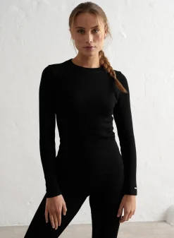 Ribbed Wool Long Sleeve>AIM’N Hot