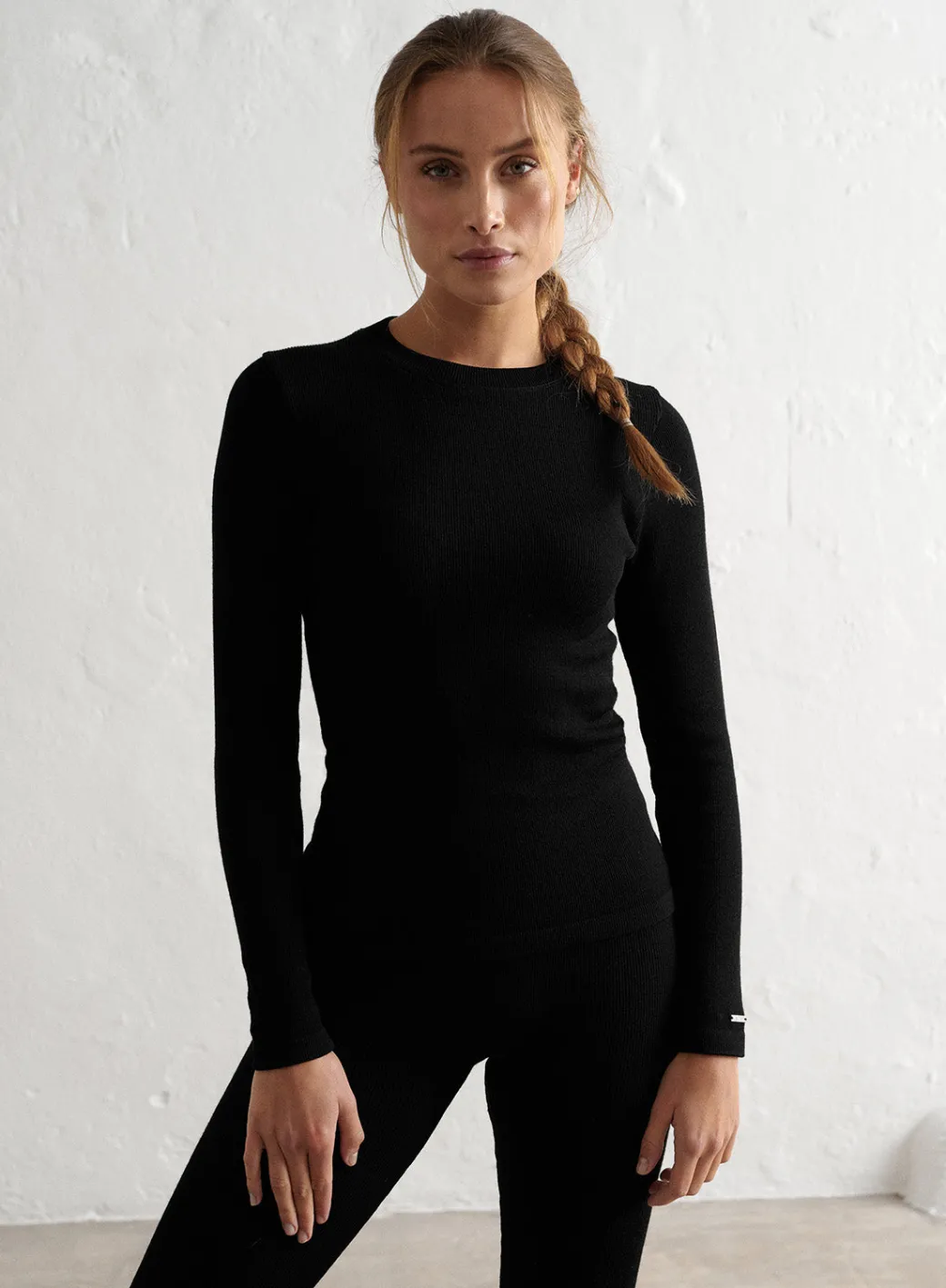 Ribbed Wool Long Sleeve>AIM’N Hot