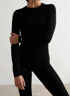 Ribbed Wool Long Sleeve><noscript><img width=