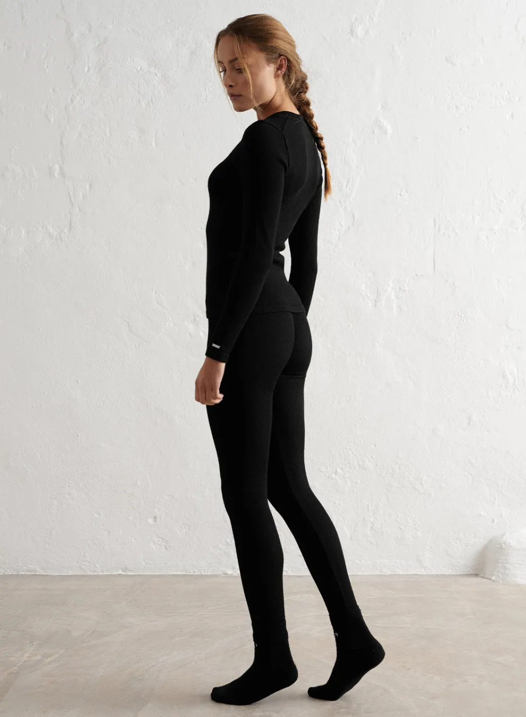 Ribbed Wool Long Sleeve>AIM’N Hot