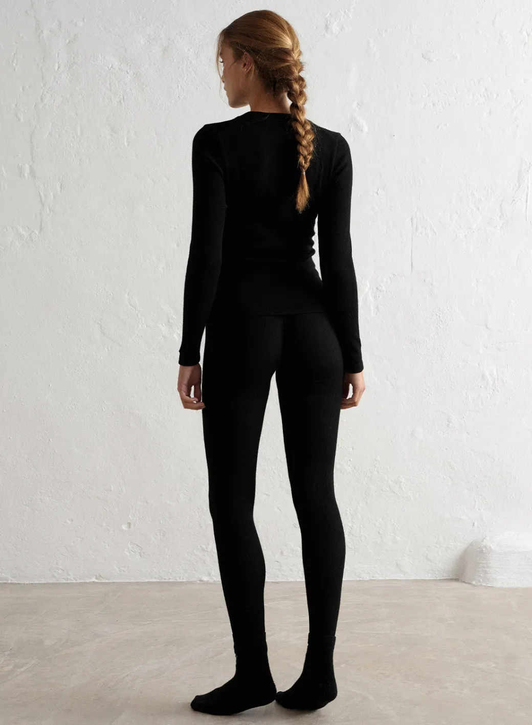 Ribbed Wool Long Sleeve>AIM’N Hot