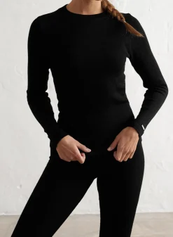 Ribbed Wool Long Sleeve><noscript><img width=