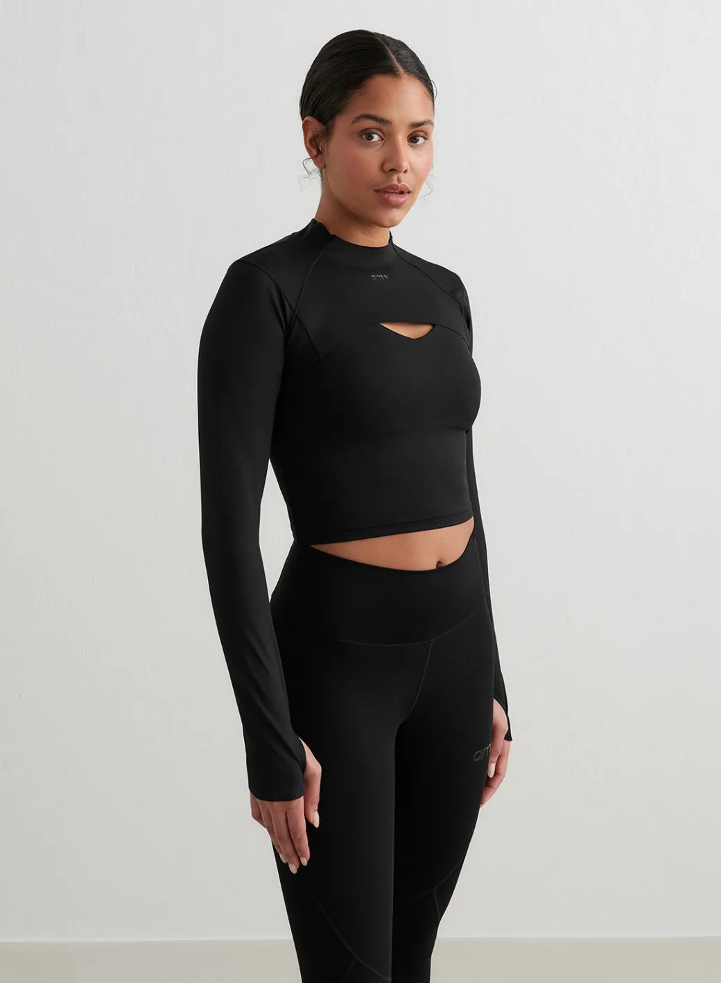 Black Sculpting Long Sleeve Bolero>AIM’N