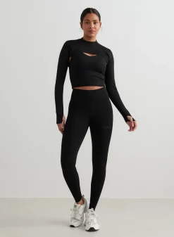 Black Sculpting Long Sleeve Bolero><noscript><img width=