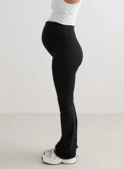Black Sense Maternity Flare Tights>AIM’N Clearance